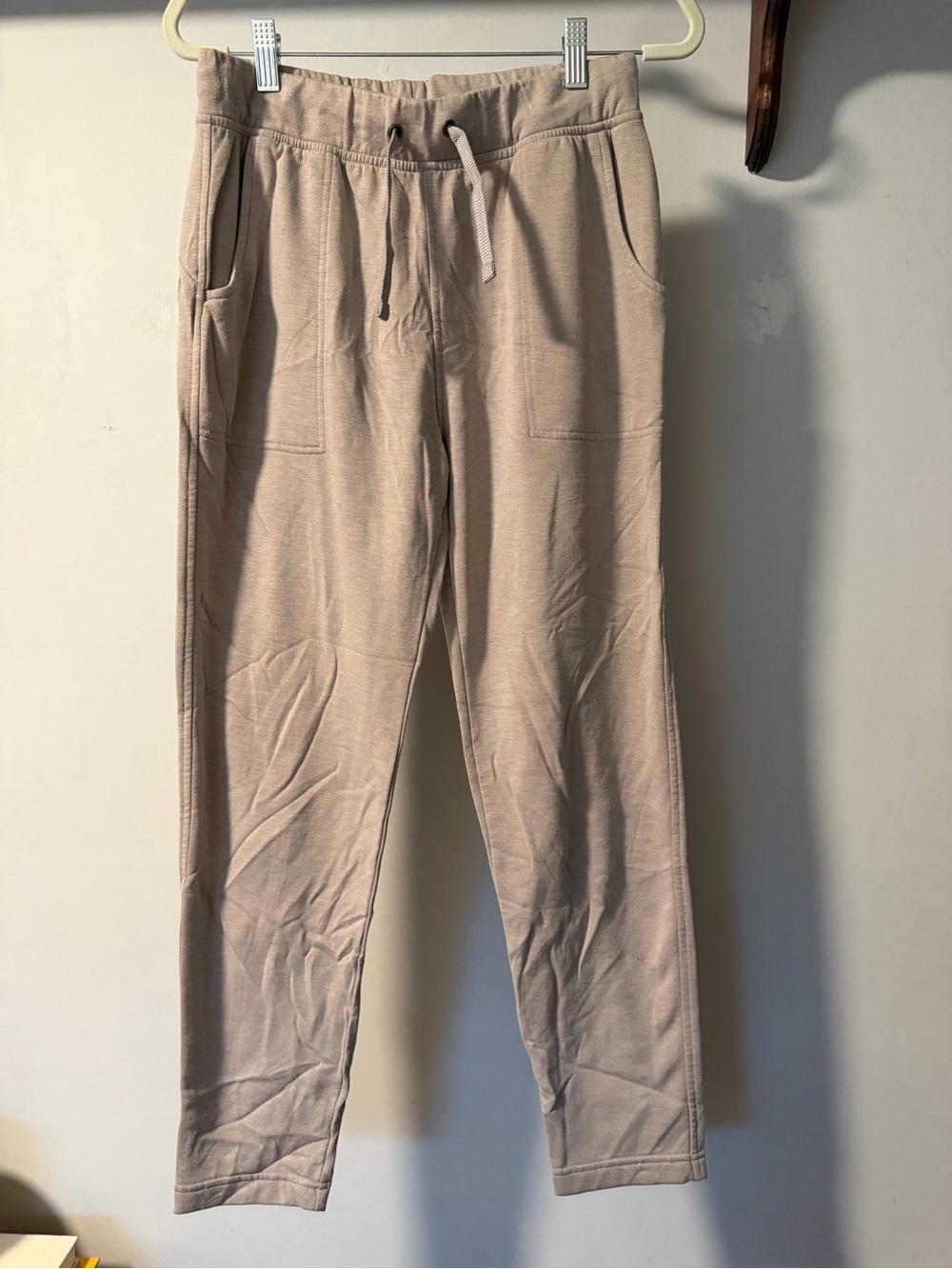 Free Fly Women's Bamboo Fleece Jogger Pants S Taupe Beige